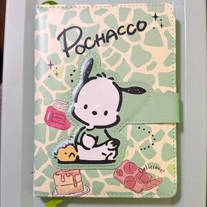 Inspired Pochacco Green Character Notebook Cover